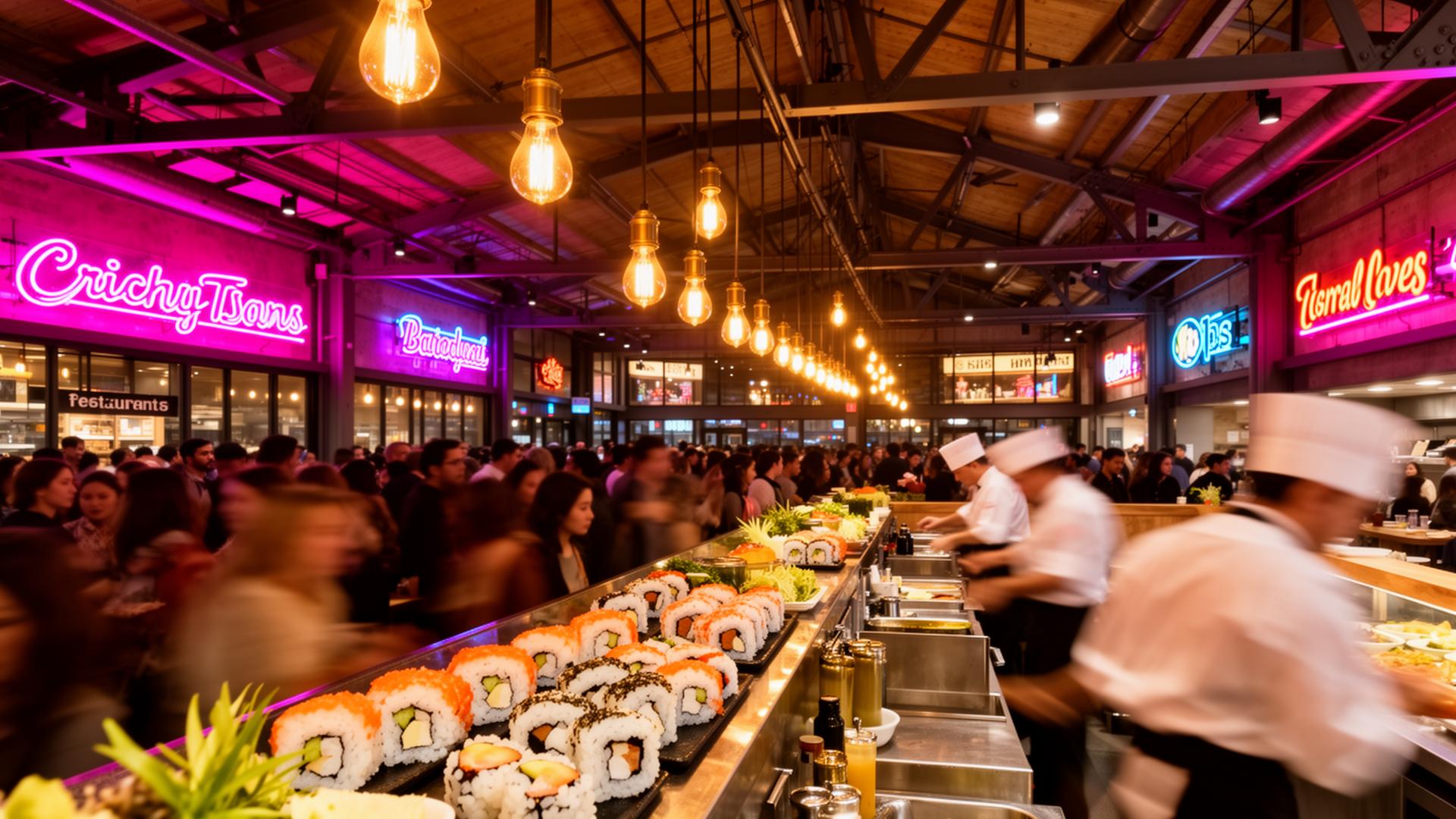 Food as the reason to come — not the afterthought.